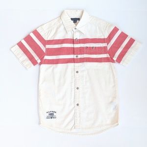 Boys Tommy Hilfiger Button Down Short Sleeve